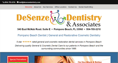 Desktop Screenshot of desenzedentistry.com